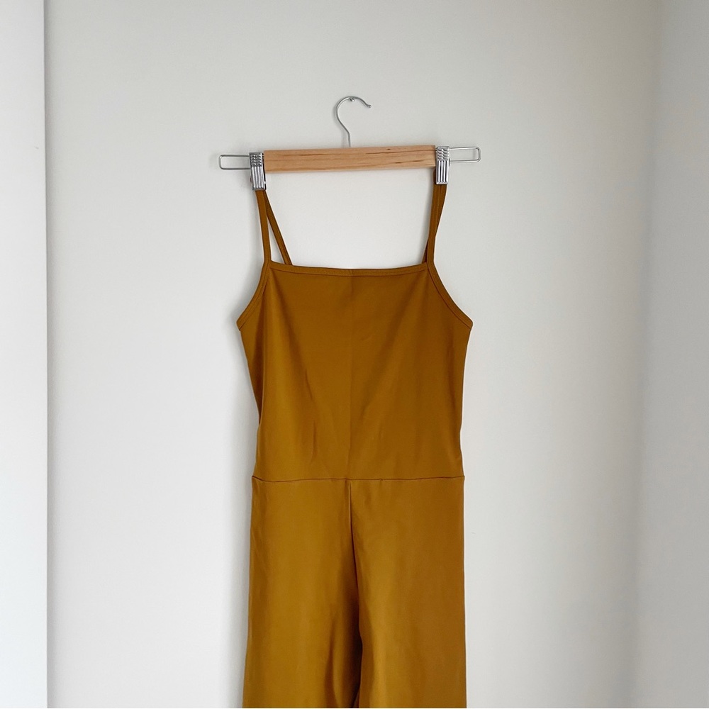 Girlfriend Collective Unitard - Saddle M